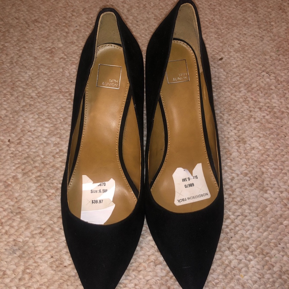 Simple black heels
